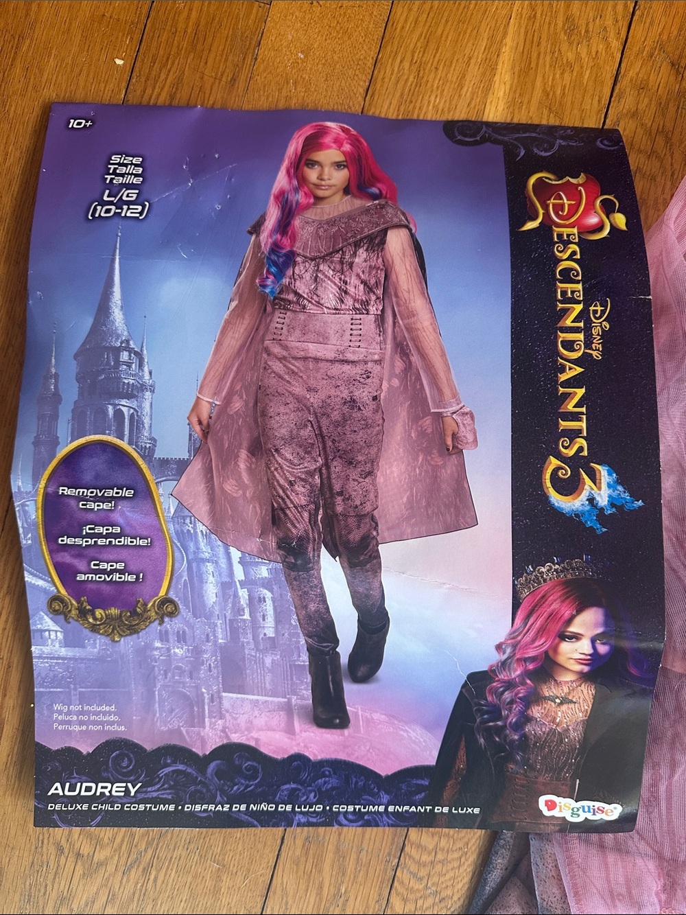 Disney Descendants 3 Audrey Girls Jumpsuit with Removable Cape